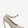 Lanvin SWING LEATHER PUMPS WITH CHAIN -Lanvin Fashion FW PUSP0I NARI A23013 A