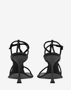 Lanvin STRAPLIGHT LEATHER SANDALS -Lanvin Fashion FW SARS02 NAPA H221010 D