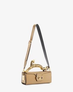 Lanvin MEDIUM METALLIC LEATHER PENCIL CAT BAG -Lanvin Fashion LW BGBR05 METL A23M1 C