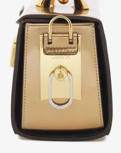 Lanvin MEDIUM METALLIC LEATHER PENCIL CAT BAG -Lanvin Fashion LW BGBR05 METL A23M1 H