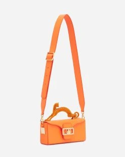 Lanvin LEATHER AND RHINESTONE NANO PENCIL CAT BAG -Lanvin Fashion LW BGBRS3 TOPS E2395 B