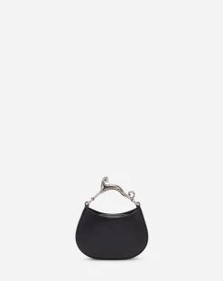Lanvin LEATHER NANO HOBO CAT BAG