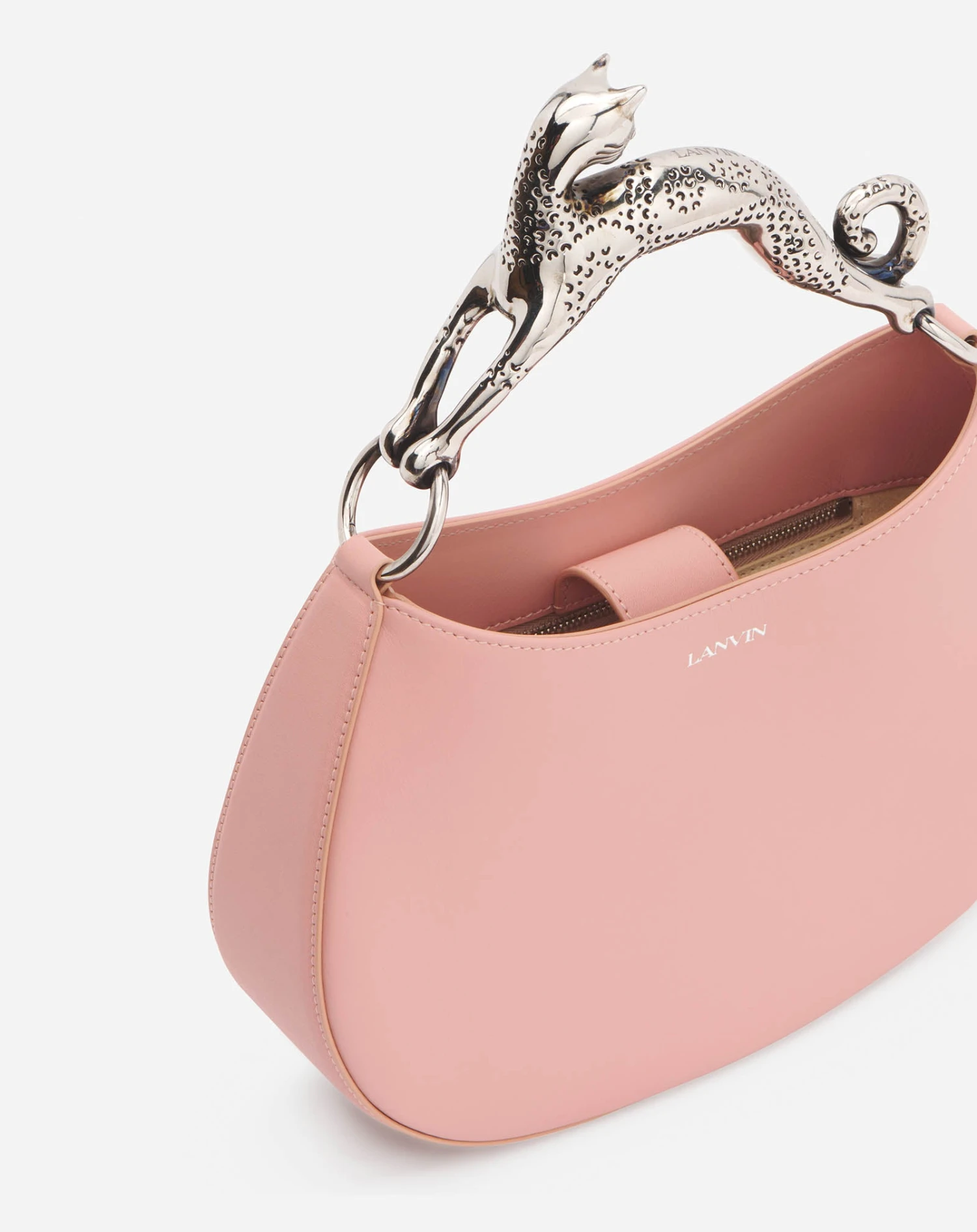 Lanvin LEATHER PM HOBO CAT BAG 8 Lanvin LEATHER PM HOBO CAT BAG - Image 6