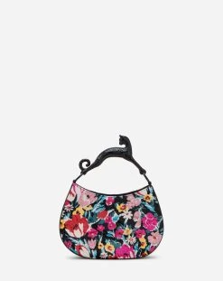 Lanvin EMBROIDERED PM HOBO CAT BAG -Lanvin Fashion LW BGSHF1 TPYE H2210S1 C