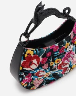 Lanvin EMBROIDERED PM HOBO CAT BAG -Lanvin Fashion LW BGSHF1 TPYE H2210S1 E