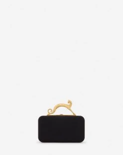 Lanvin Embroidered Satin Minaudière -Lanvin Fashion LW BGSMCH HERA A2210M1 C