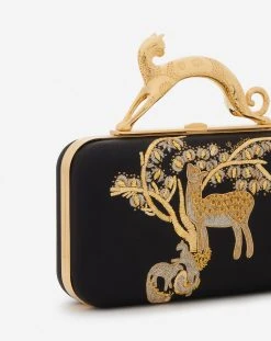 Lanvin Embroidered Satin Minaudière -Lanvin Fashion LW BGSMCH HERA A2210M1 E