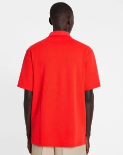 Lanvin OVERSIZED POLO WITH CURB LACE DETAILS -Lanvin Fashion RM PL0001 J018 P2337D