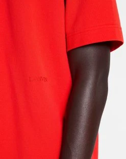 Lanvin OVERSIZED POLO WITH CURB LACE DETAILS -Lanvin Fashion RM PL0001 J018 P2337E