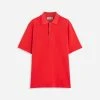 Lanvin OVERSIZED POLO WITH CURB LACE DETAILS