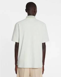 Lanvin OVERSIZED POLO WITH CURB LACE DETAILS -Lanvin Fashion RM PL0001 J018 P23401D