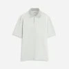 Lanvin OVERSIZED POLO WITH CURB LACE DETAILS