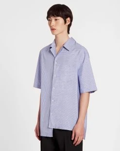 Lanvin SHORT SLEEVE ASYMMETRIC SHIRT -Lanvin Fashion RM SI0014 5585 P232920 C