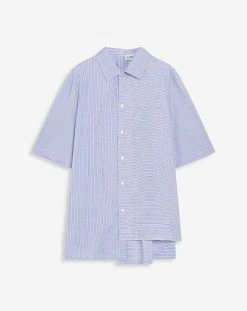 Lanvin SHORT SLEEVE ASYMMETRIC SHIRT