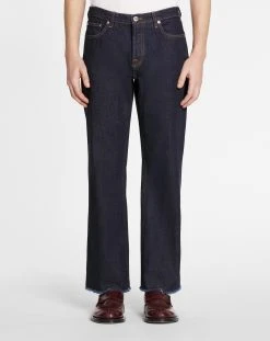 Lanvin STRAIGHT-LEG DENIM PANTS -Lanvin Fashion RM TR0147 D006 A2329 C