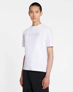 LANVIN EMBROIDERED T-SHIRT 9 LANVIN EMBROIDERED T-SHIRT -Lanvin Fashion RM TS0005 J208 P2301C