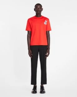 Lanvin BOTANICA PRINTED T-SHIRT -Lanvin Fashion RM TSY005 J302 P2337B 5875fb4a c76f 42d8 bbff 37e1b9123124