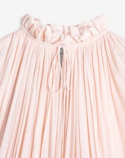 Lanvin SHORT JACQUARD CHARMEUSE DRESS WITH LONG SLEEVES -Lanvin Fashion RW DR0026 5642 E2351 D