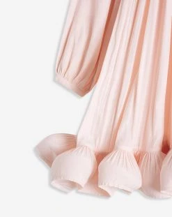 Lanvin SHORT JACQUARD CHARMEUSE DRESS WITH LONG SLEEVES -Lanvin Fashion RW DR0026 5642 E2351 E