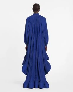 Lanvin ASYMMETRICAL CHARMEUSE DRESS -Lanvin Fashion RW DR0085 4778 E21251 D dbdaf0f3 93db 4334 8635 fc251642d99e