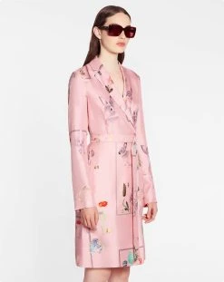 Lanvin SHIRT DRESS IN PRINTED SILK -Lanvin Fashion RW DRY013 5611 P2350 C