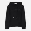 LANVIN PARIS EMBROIDERED HOODED SWEATER