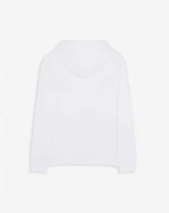 CLASSIC FIT LANVIN CURB HOODY IN COTTON FLEECE -Lanvin Fashion RW HO0003 J209 P2301 B a73db326 dfc4 4ee2 8f15 c46ca0d90639