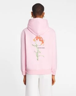 Lanvin CLASSIC FIT PRINTED HOODY IN COTTON FLEECE -Lanvin Fashion RW HOY003 J301 P2350 B 1251