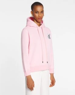 Lanvin CLASSIC FIT PRINTED HOODY IN COTTON FLEECE -Lanvin Fashion RW HOY003 J301 P2350 C