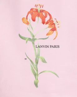 Lanvin CLASSIC FIT PRINTED HOODY IN COTTON FLEECE -Lanvin Fashion RW HOY003 J301 P2350 F