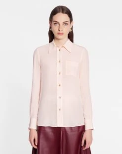 Lanvin LONG SLEEVE SHIRT IN SILK -Lanvin Fashion RW SI0009 4868 P23962 C
