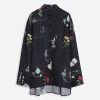 Lanvin BOTANICAL PRINT LONG SLEEVE OVERSIZED RELAXED SHIRT