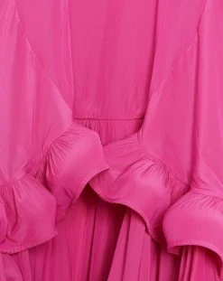 Lanvin ASYMMETRICAL CHARMEUSE MAXI SKIRT -Lanvin Fashion RW ST0010 4778 H2259 C