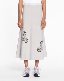 Lanvin FLARE MIDI SKIRT IN VISCOSE AND MERINO -Lanvin Fashion RW ST0012 K007 P23401 D