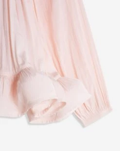 Lanvin LONG-SLEEVE JACQUARD CHARMEUSE BLOUSE -Lanvin Fashion RW TO0015 5642 E2351 E