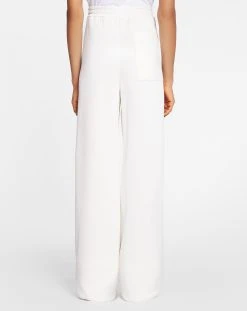 Lanvin STRAIGHT LEG PANT IN GLOSSY DOUBLE JERSEY -Lanvin Fashion RW TR0024 5597 P2301 D