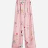 Lanvin PRINTED WIDE LEG FLUID PANT IN SILK -Lanvin Fashion RW TRY007 5611 P2350 A