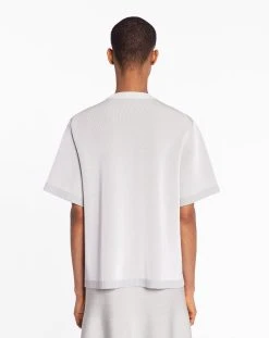 Lanvin RAFFIA EMBROIDERED ROUND NECK TEE -Lanvin Fashion RW TS0004 K007 P23401 D