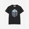 T-SHIRT WITH LANVIN PARIS EMBROIDERY -Lanvin Fashion RW TS0030 5556 H2210 A