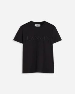 CLASSIC FIT LANVIN EMBROIDERED T-SHIRT