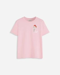 Lanvin CLASSIC PRINTED TEE IN MERCRIZED JERSEY