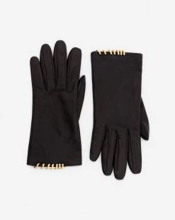 MELODIE BY LANVIN LEATHER GLOVES