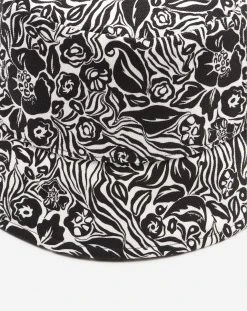 Lanvin FLOWER TO ZEBRA PRINTED COTTON BUCKET HAT -Lanvin Fashion aw hanhog cofz p231003 c