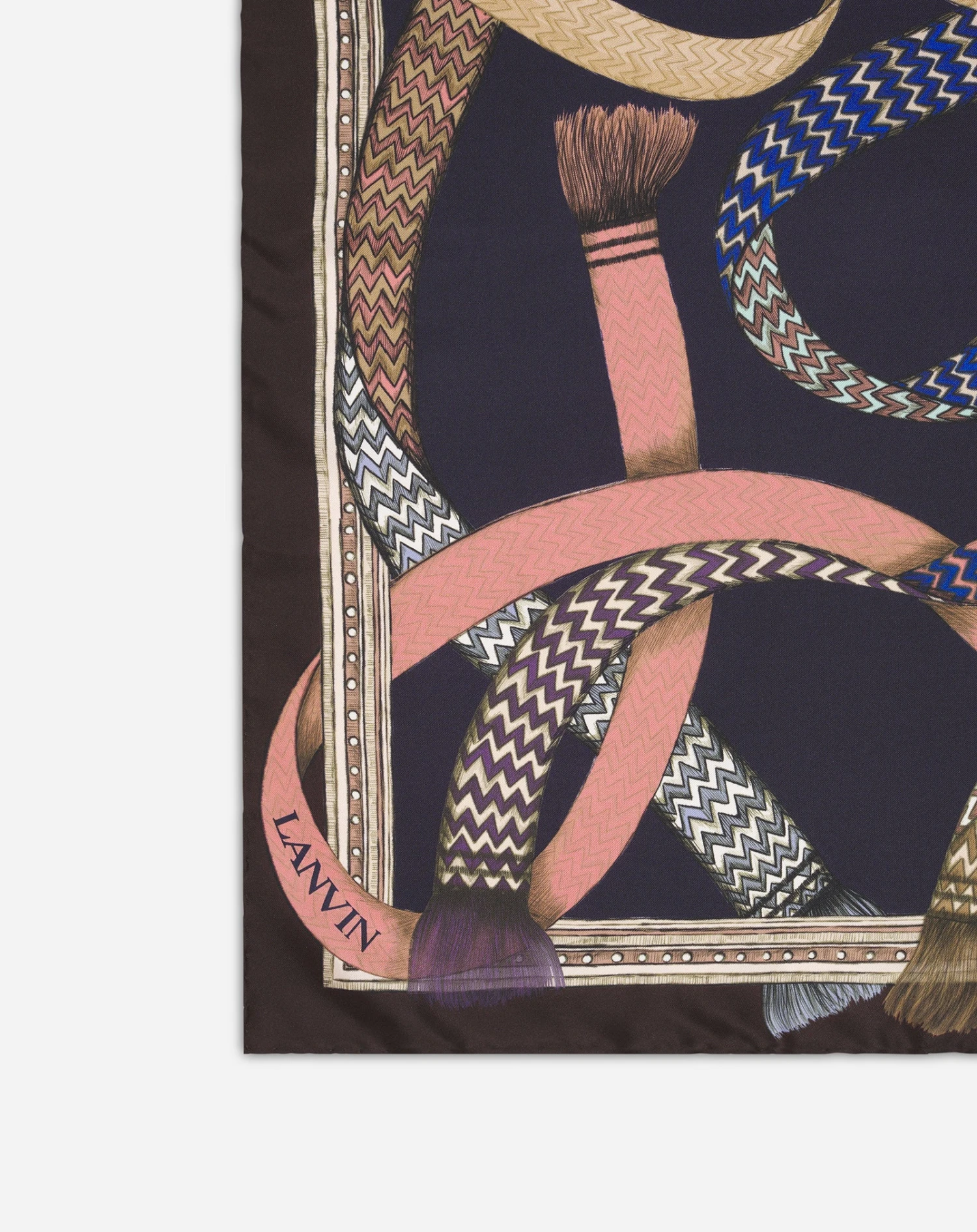 Lanvin SILK SCARF WITH CURB PRINT 4 Lanvin SILK SCARF WITH CURB PRINT - Image 2