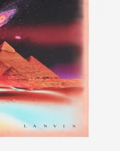 LANVIN SILK SCARF -Lanvin Fashion aw safc01 pyra h22s1 b