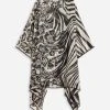 Lanvin FLOWER TO ZEBRA PRINTED SILK KAFTAN -Lanvin Fashion aw safpk0 sifz p231003 a