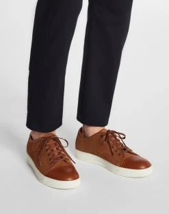 Lanvin DBB1 Leather And Suede Sneakers -Lanvin Fashion fm skdbb1 ana1 a2266f