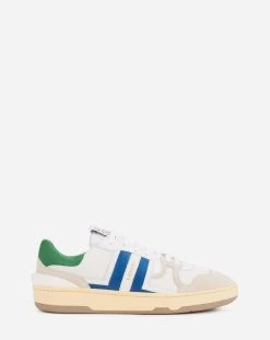 Lanvin LEATHER CLAY LOW-TOP SNEAKERS