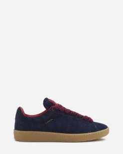 Lanvin SUEDE CURB LITE SNEAKERS