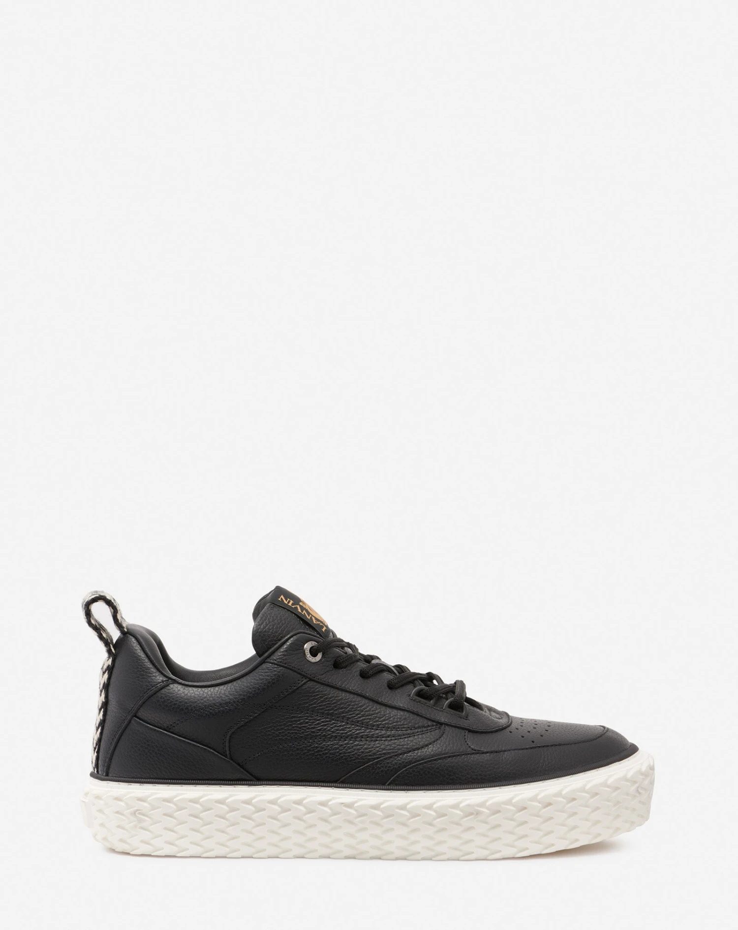 Lanvin CURBIES LOW-TOP SNEAKERS IN GRAINED LEATHER 3 Lanvin CURBIES LOW-TOP SNEAKERS IN GRAINED LEATHER
